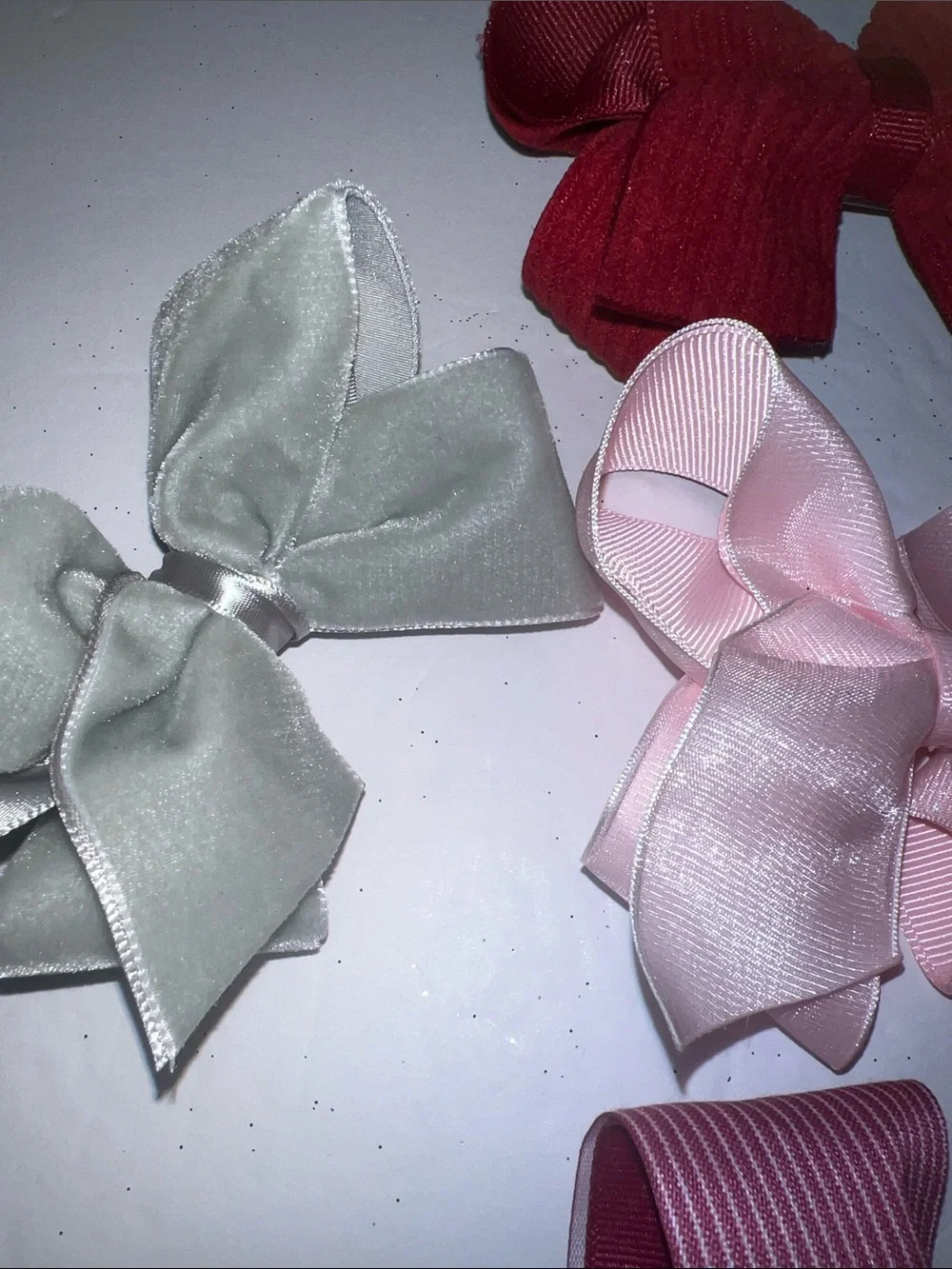 Wee Ones Kids Bow Hair Clips - Multi-Color Set​